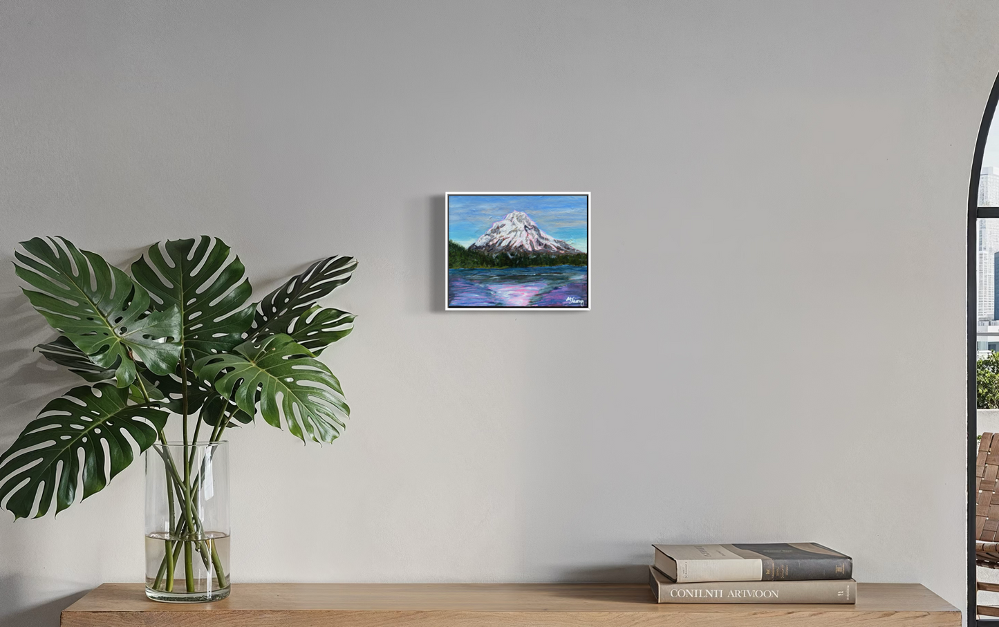 Trillium Lake Mt Hood Reflections - New Original Painting