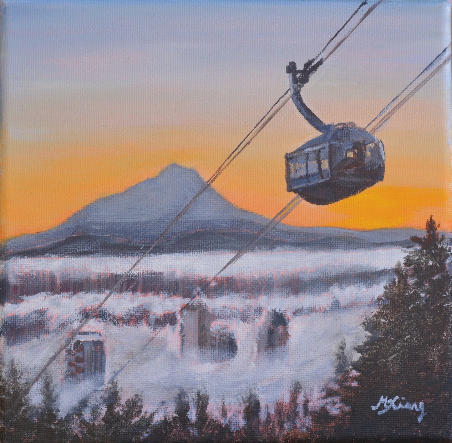 Portland Aerial Tram - "PNW Petites" Collection