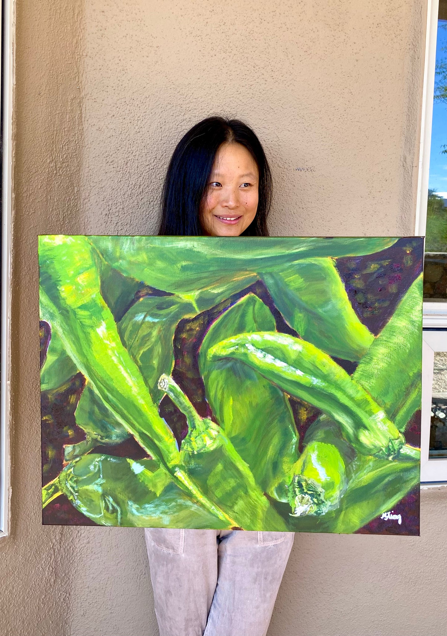 Hatch Green Chile - New Original Painting | Southwest Art