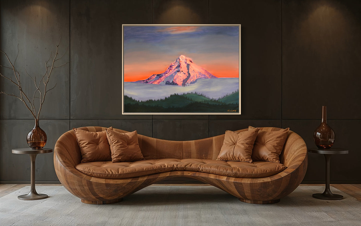 Mt. Hood Alpenglow Giclee Fine Art Print | Wy'East Oregon Painting