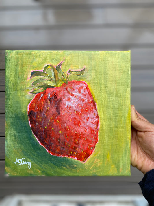 Strawberry Season - Original Acrylic Painting