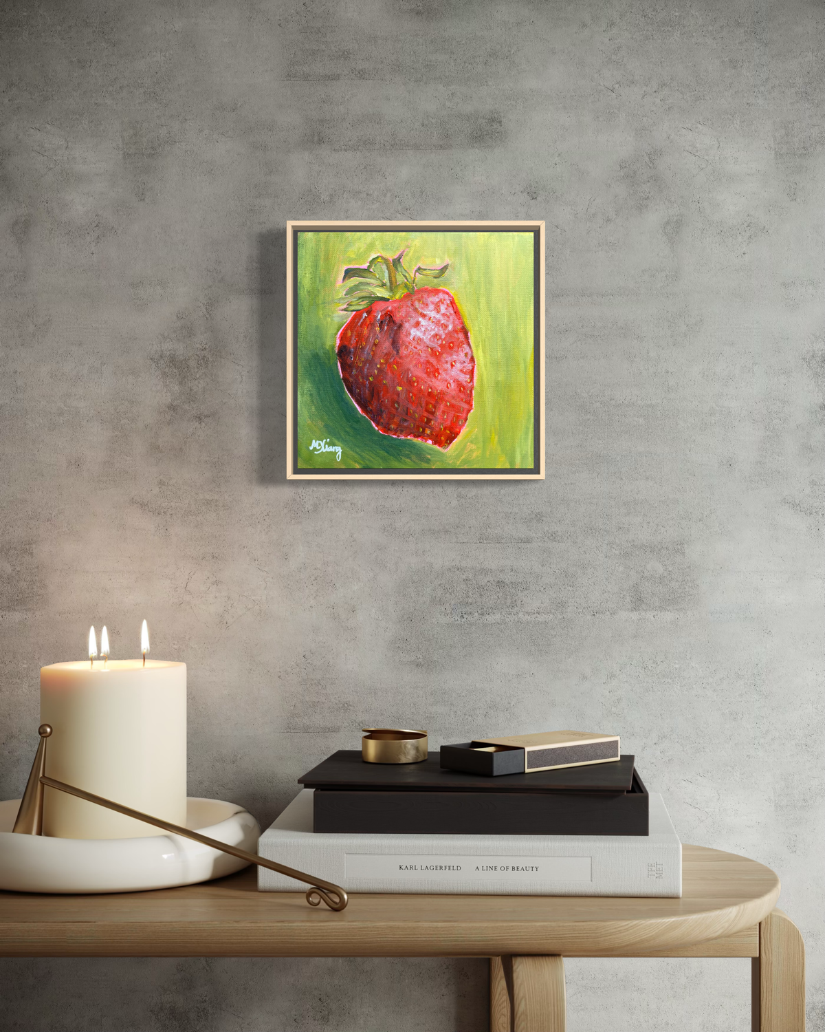 Strawberry Season - Original Acrylic Painting