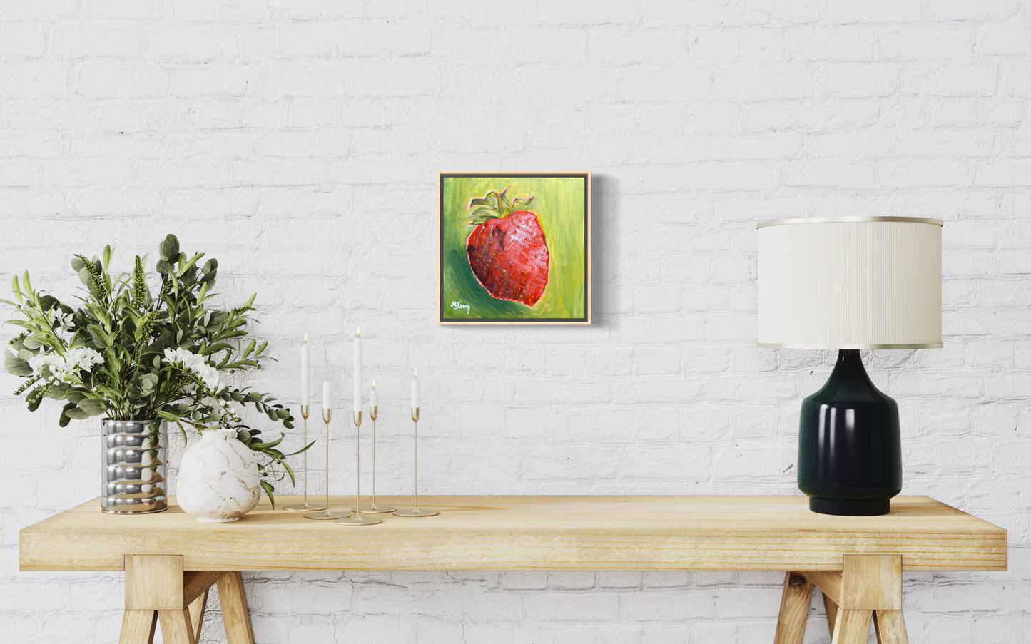 Strawberry Season - Original Acrylic Painting
