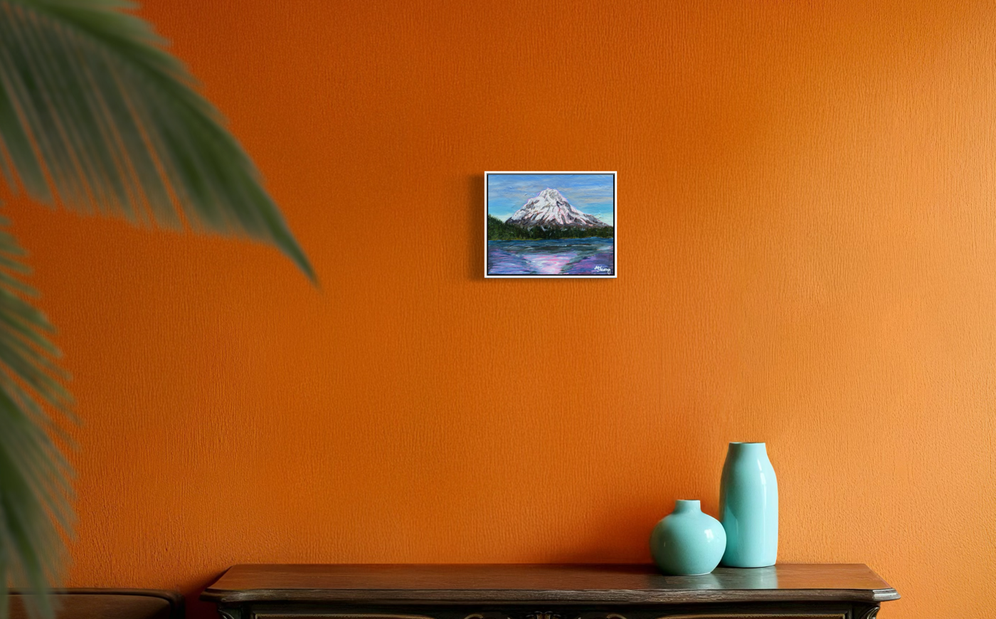Trillium Lake Mt Hood Reflections - New Original Painting