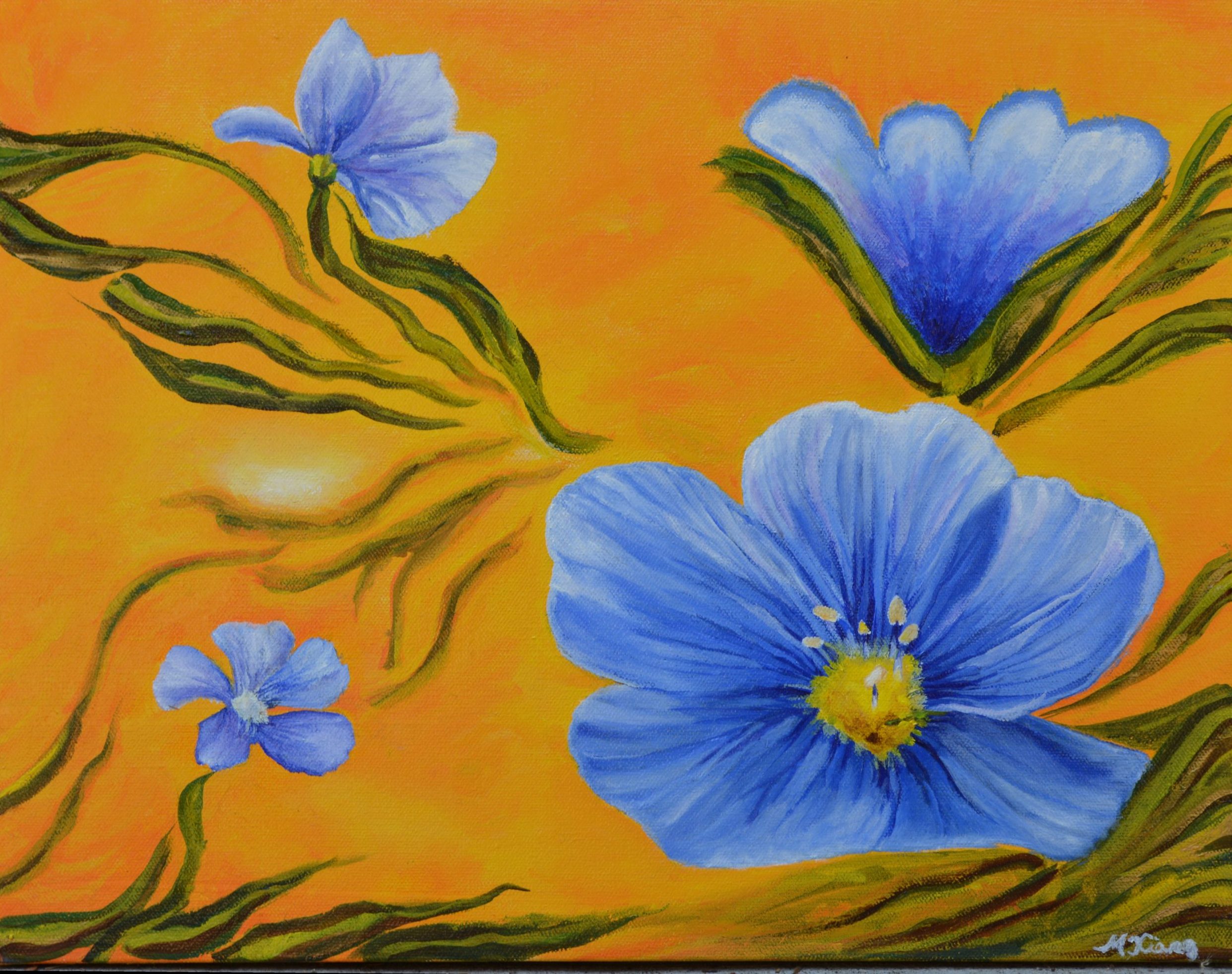 Blue flax