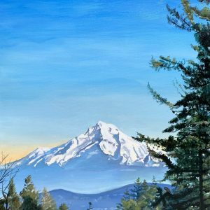 Council Crest Series: Wy'East - Original Acrylic Painting