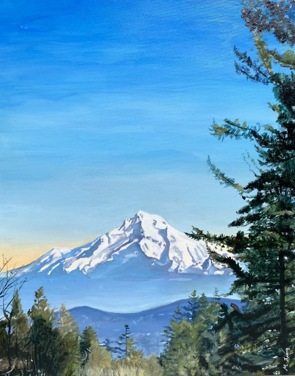 Council Crest Series: Wy'East - Original Acrylic Painting