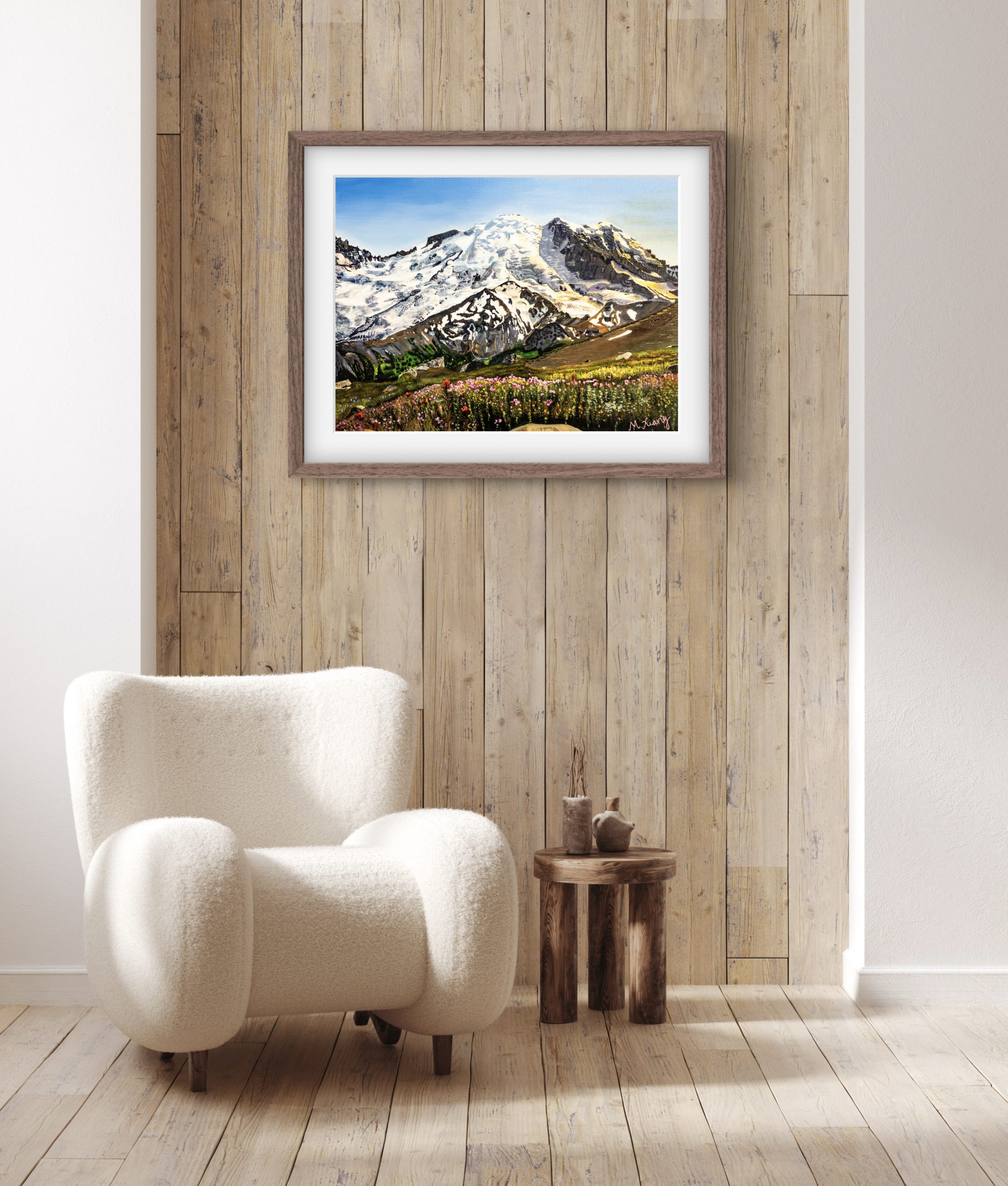 "Golden Hour: Mt. Tahoma" - Giclee Print - Image 2