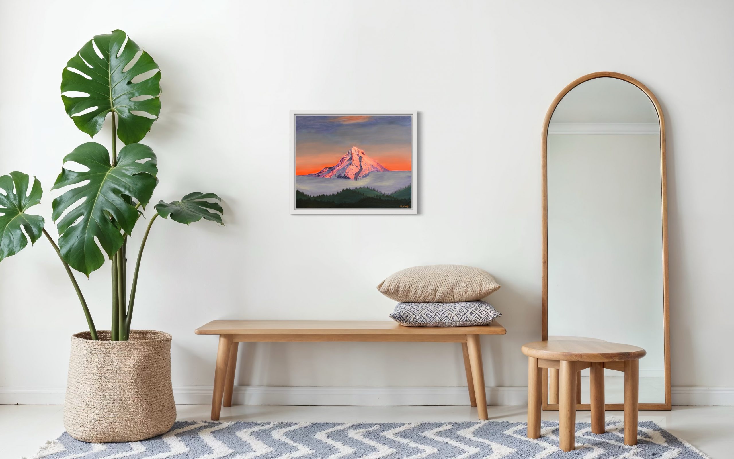 Wy'East Alpenglow - Giclee Print - Image 5