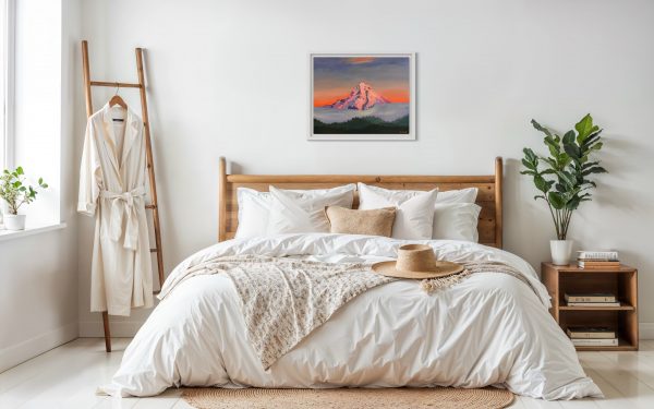 Wy'East Alpenglow - Giclee Print - Image 2