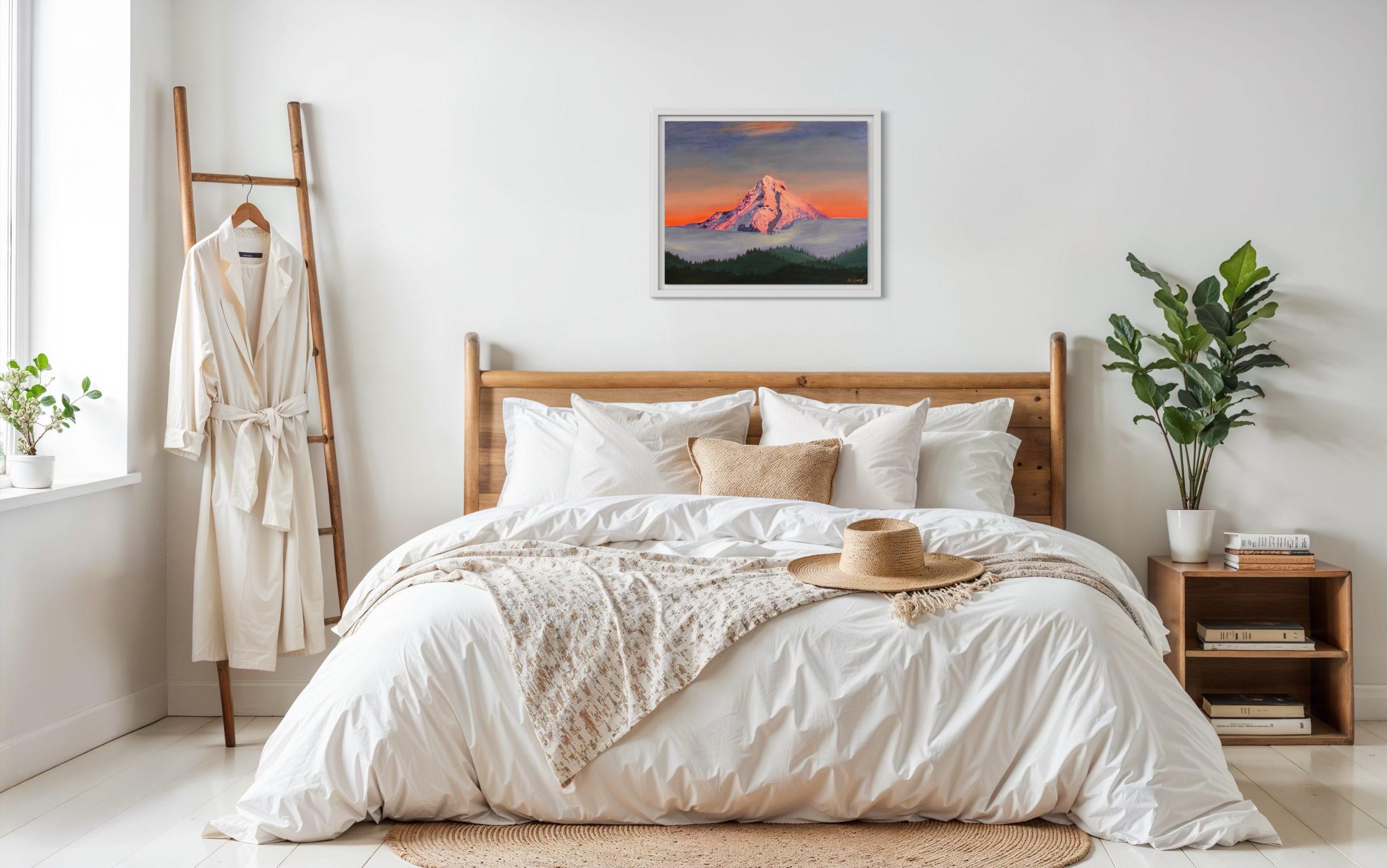 Wy'East Alpenglow - Giclee Print - Image 2