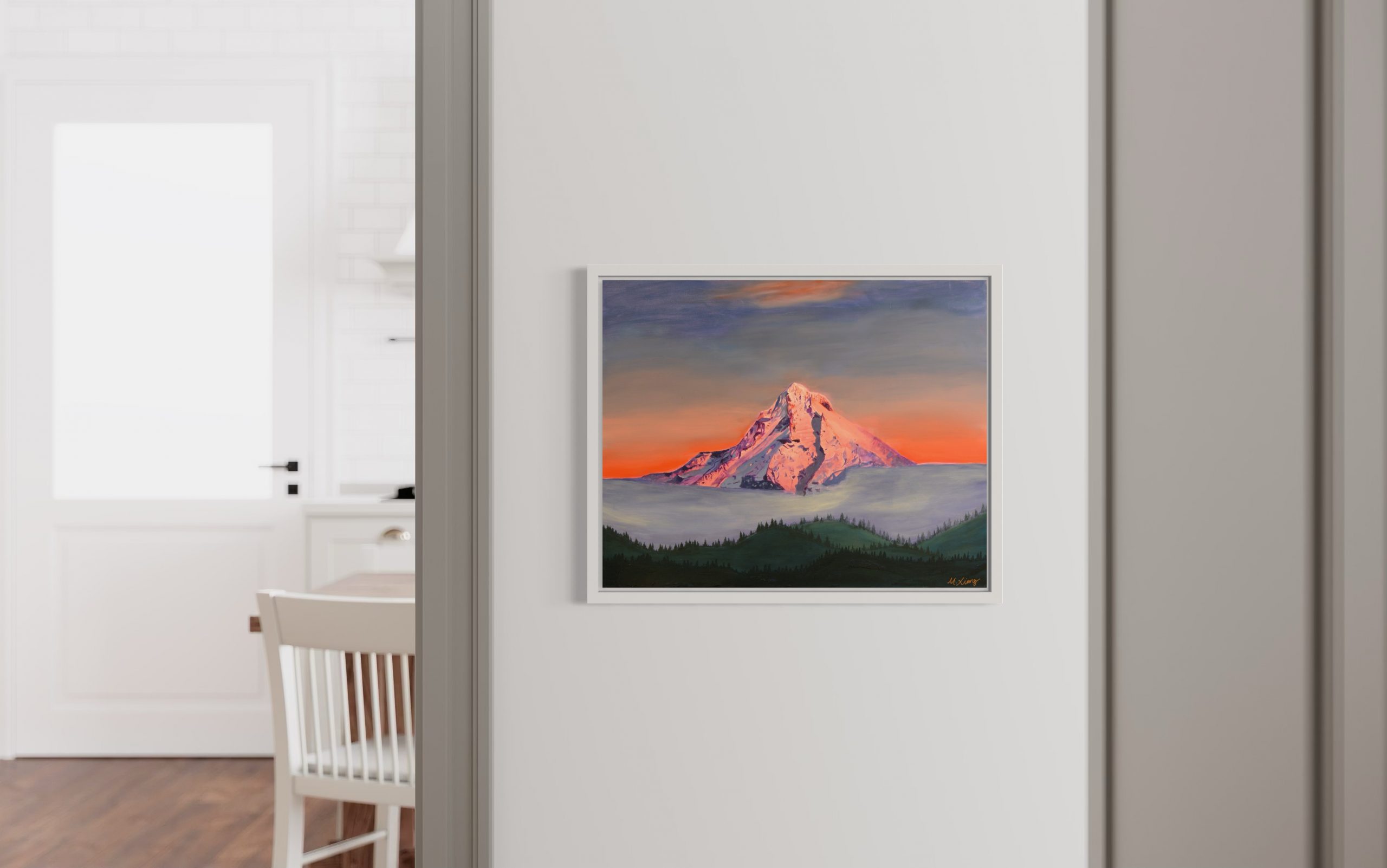 Wy'East Alpenglow - Giclee Print - Image 7