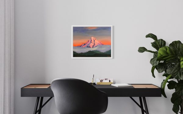 Wy'East Alpenglow - Giclee Print - Image 8