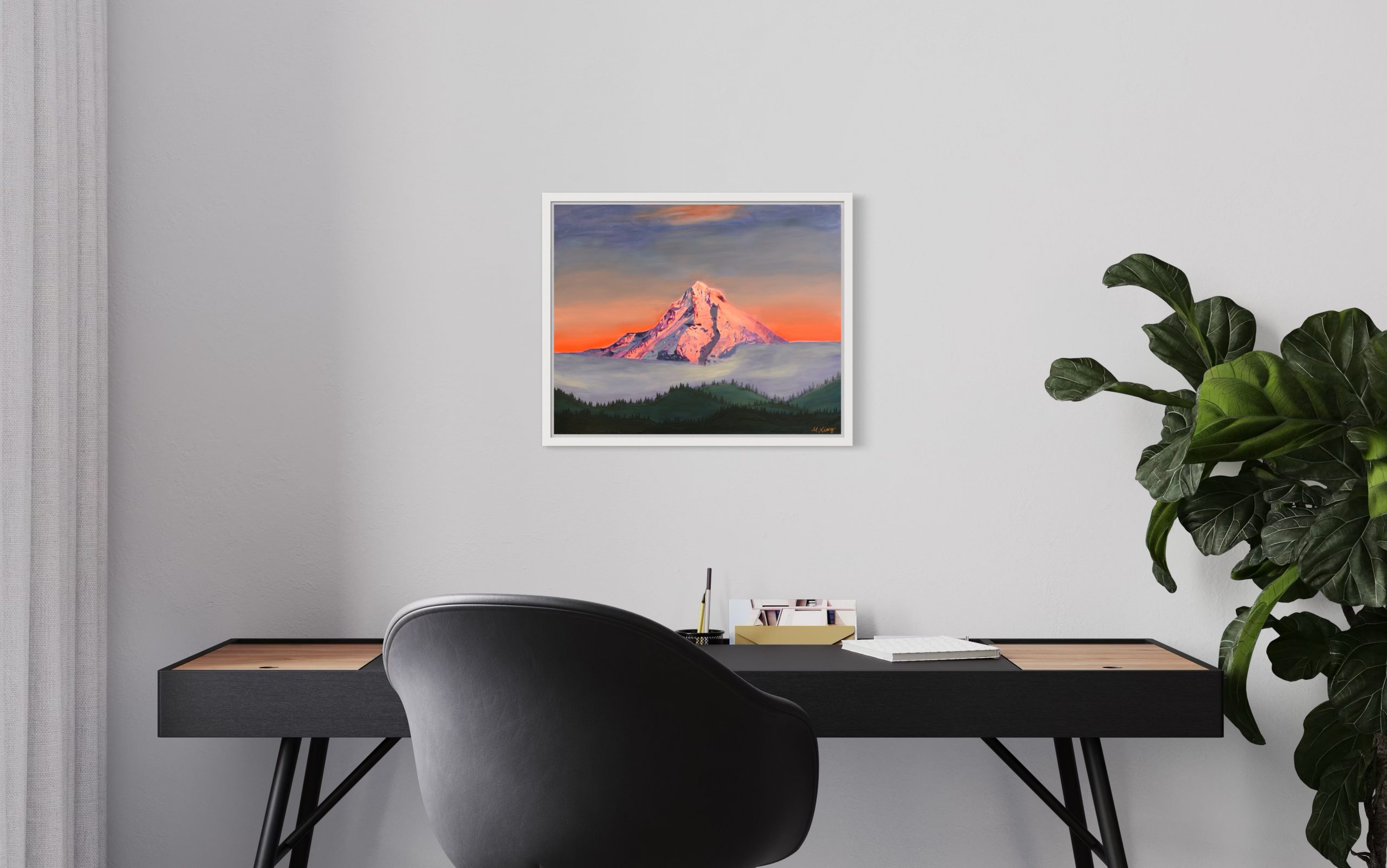 Wy'East Alpenglow - Giclee Print - Image 8