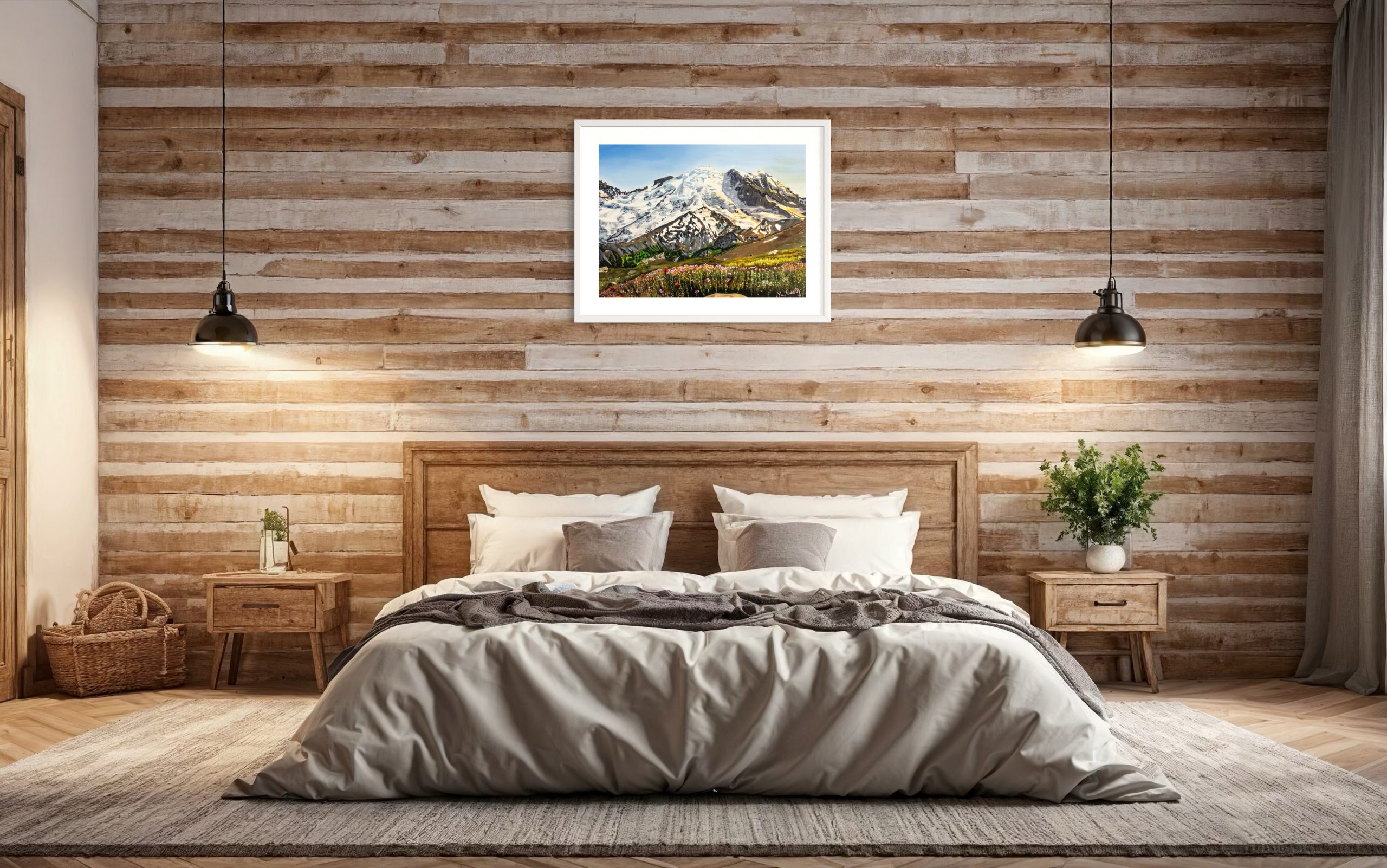 "Golden Hour: Mt. Tahoma" - Giclee Print - Image 9