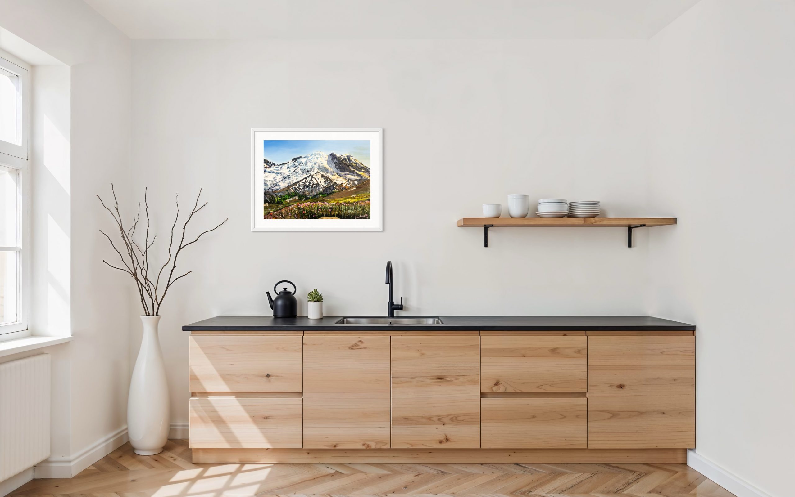 "Golden Hour: Mt. Tahoma" - Giclee Print - Image 13