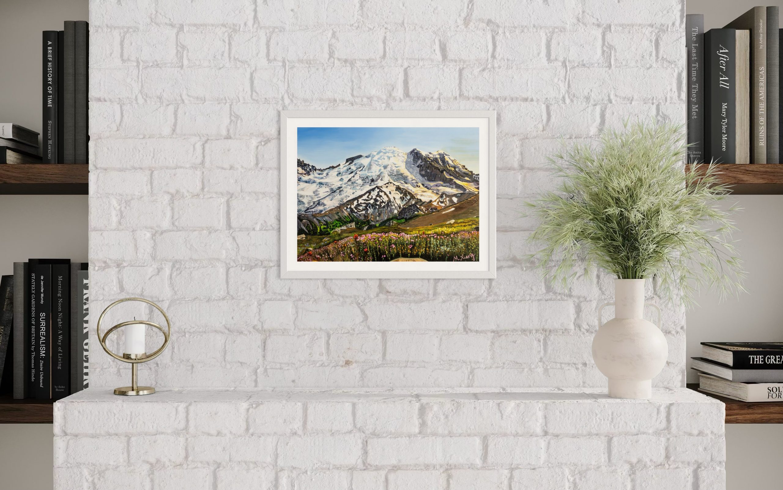 "Golden Hour: Mt. Tahoma" - Giclee Print - Image 14