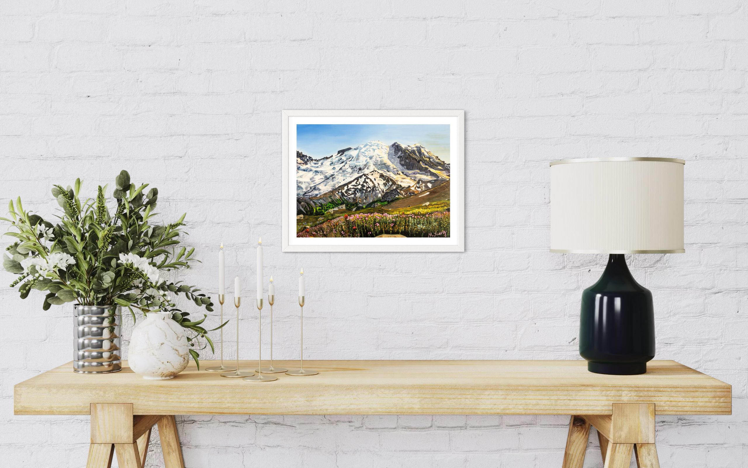 "Golden Hour: Mt. Tahoma" - Giclee Print - Image 7