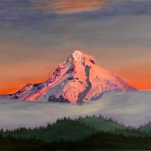 Wy'East Alpenglow