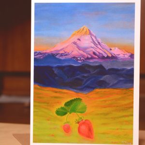 "Hood Strawberry" Greeting Card