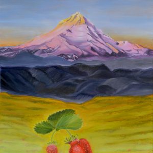 "Hood Strawberry" - Original Oil Painting
