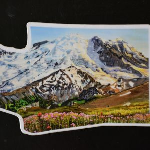 "Golden Hour: Mt. Tahoma (Rainier)" - Sticker