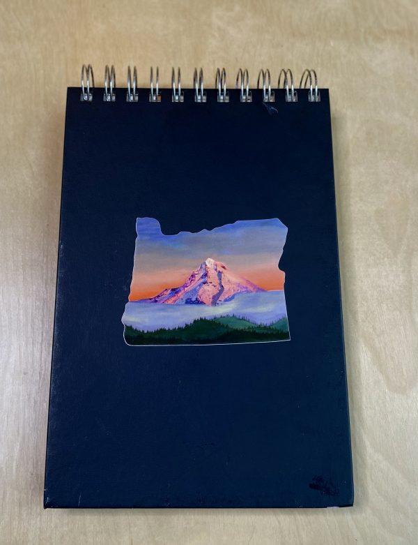 "Wy'east Alpenglow" - Sticker - Image 2